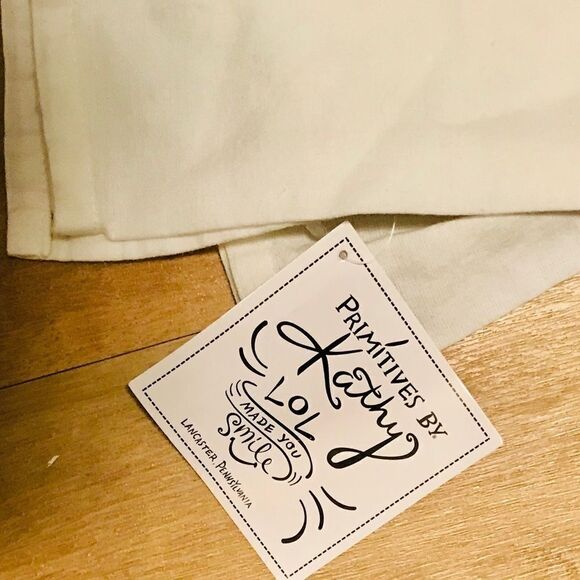 Primitives by Kathy Flour Sack Dish Towel Coffee Lover NWT - Picture 3 of 6